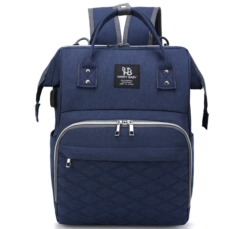 Diaper Backpack with USB Port