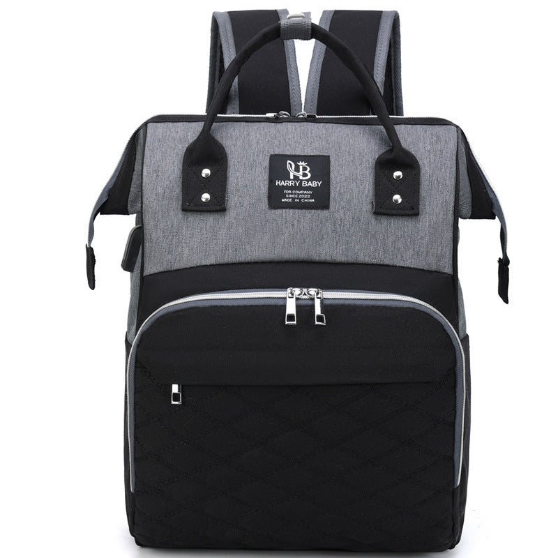 Diaper Backpack with USB Port