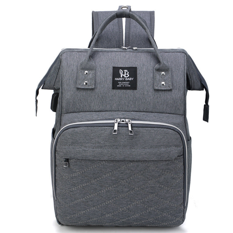 Diaper Backpack with USB Port